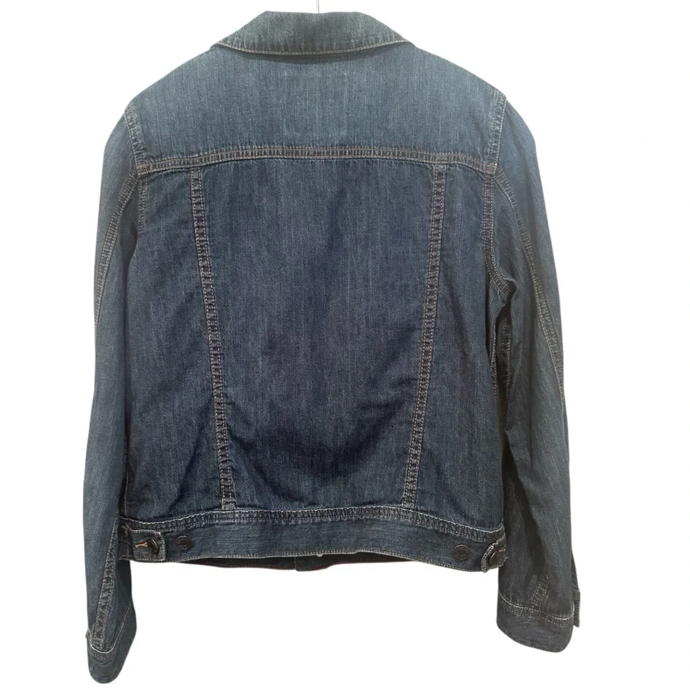 Talbots Vintage Denim Jacket Med Petite Classic Capsule Piece